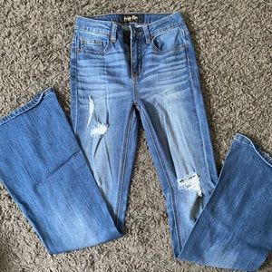 High Waisted Bell Bottom Jeans